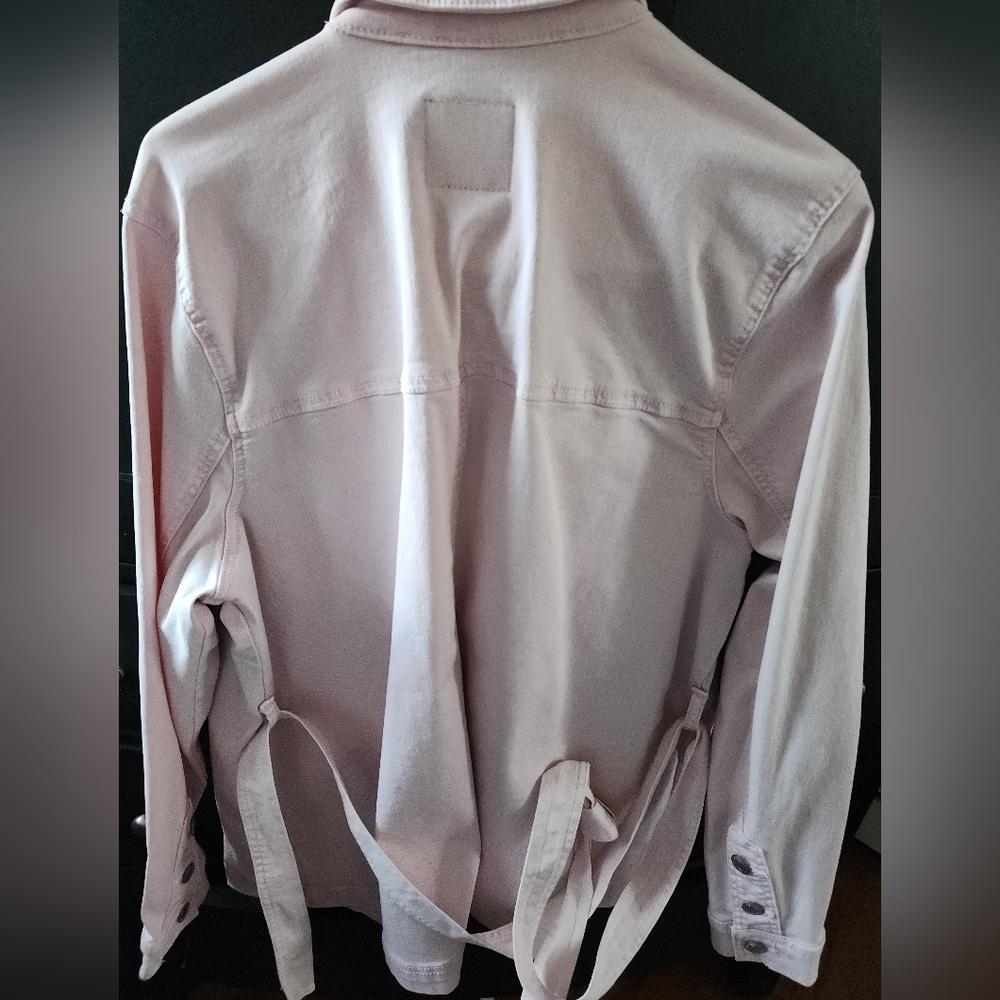 NWT Maurices Light Pink Denim Jacket - Picture 5 of 5